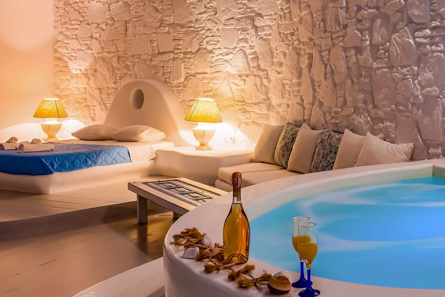 Villa Boufla – Luxury Suite with Spa Bath with Sea View